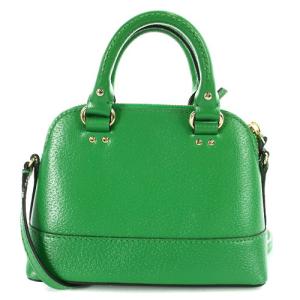 kate spade new york ハンドバッグ レザー ミニ 2way ショルダー バッグ 緑 グリーン