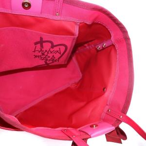 LANVIN en Bleu トートバッグ キャンバス 赤 レッド