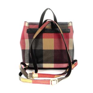 BLUE LABEL CRESTBRIDGE リュックサック デイパック チャック 赤 レッド 黒 ブラック ベージュ