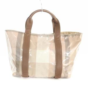 BLUE LABEL CRESTBRIDGE トートバッグ ハンドバッグ チェック ピンク