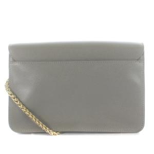FURLA メトロポリス  チェーン ショルダーバッグ レザー グレージュ