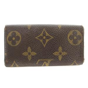 LOUIS VUITTON モノグラム ミュルティクレ4 キーケース 茶色 ブラウン