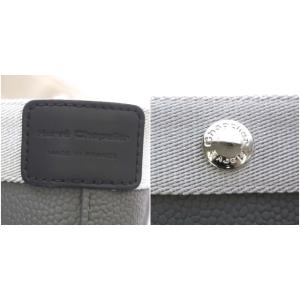 Hervé Chapelier 704GP 21年 コーテッドキャンバススクエアトートB5サイズ ハンドバッグ M グラニ×シルバー