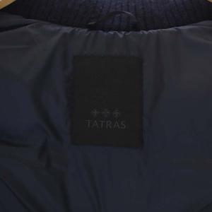 TATRAS LUSERA ダウンベスト フード ファー ジップアップ 02 ネイビー