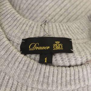 Drawer 9G畦編みノースリーブニットワンピース ロング 1 グレー