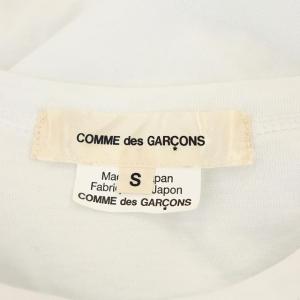 COMME des GARCONS AD2022 オープンデザイン カットソー 変形プルオーバー 半袖 S 白 ホワイト