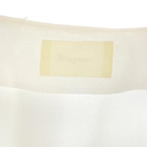 Diagram GRACE CONTINENTAL 21AW フリル衿Vネックブラウス シャツ 長袖 36 白 ホワイト