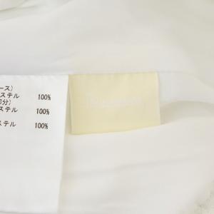 Diagram GRACE CONTINENTAL 21SS シフォンレイヤードパンツ ワイドパンツ レース 36 白 ホワイト