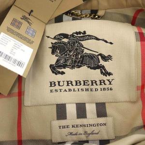BURBERRY THE KENSINGTON プローサム 裏地ノバチェック ハーフ丈トレンチコート