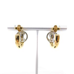 LOUIS VUITTON ブックル ドレイユマイLVフープピアス ロゴ ゴールド色 M00606