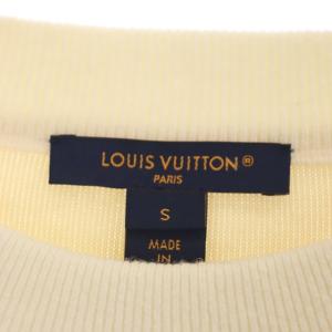LOUIS VUITTON 1AAXCL チャンキーストライプ プルオーバーニット ロゴボタン S アイボリー