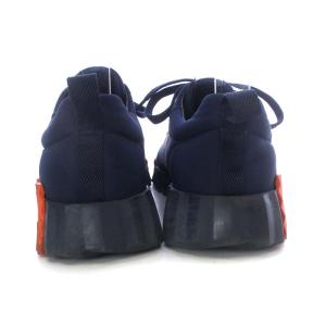 HERMES BOUNCING スニーカー ローカット Hロゴ 37 ネイビー