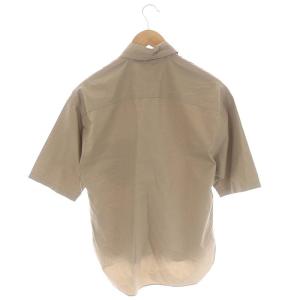 MADISONBLUE J.BRADLEY SHIRT シャツ 五分袖 前開き コットン 00 ブラウンベージュ