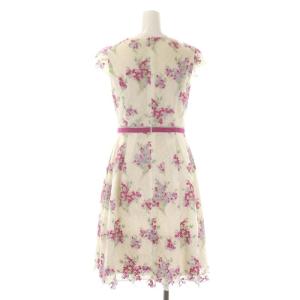 TOCCA SAINT PAULIA ドレス ワンピース ミモレ丈 花柄刺繍 チュール 00 マルチカラー