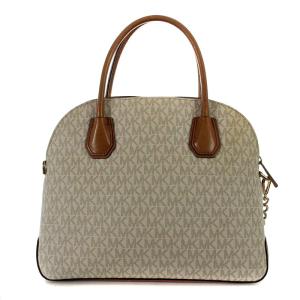 MICHAEL KORS Cindy Large Dome Satchel With Sling ハンドバッグ ショルダーバッグ 2way MK柄 レザー
