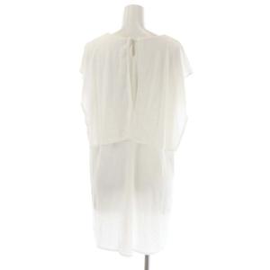 ADORE 22AW ドレープジャージーウィングセーラートップス カットソー ノースリーブ 38 オフホワイト