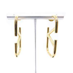 VALENTINO ピアス Vロゴ シグネチャー ゴールドカラー