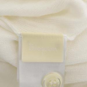 Diagram GRACE CONTINENTAL ルーズニットカーディガン Vネック 長袖 36 白 ホワイト