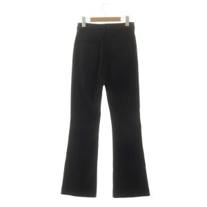 CLANE 22AW CENTER LINE BOOT CUT PANTS パンツ ブーツカット センターシーム ストレッチ 2 黒 ブラック