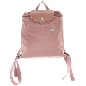 LE PLIAGE SAC A DOS リュックサック ロゴ ピンク