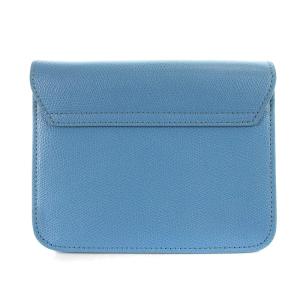 FURLA メトロポリス ショルダーバッグ チェーンショルダー レザー 水色