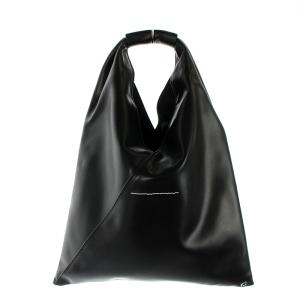 MM6 Maison Margiela 22年製 ジャパニーズトートバッグ ミニ エコレザー ブラック