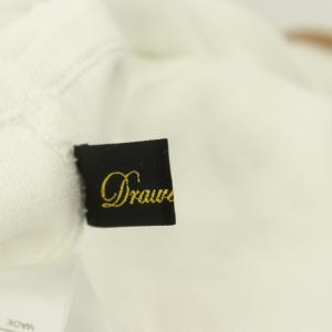 Drawer 23SS M.SUMMER1 16Gダブルフェイス ボーダーニットパンツ ベージュ ホワイト