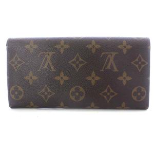 LOUIS VUITTON モノグラム ポルトフォイユ・エミリー 長財布 二つ折り 茶色 ブラウン M60136