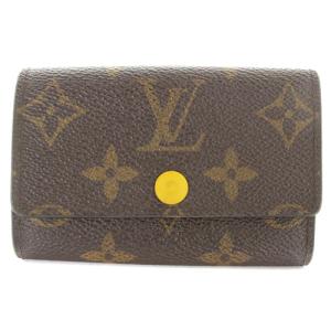 ミュルティクレ6 キーケース 6連 モノグラム 茶色 ブラウン