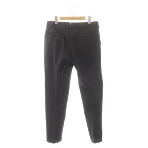 INCOTEX 002X1 SUPER100 ウールスラックスパンツ テーパード 48 ダークグレー