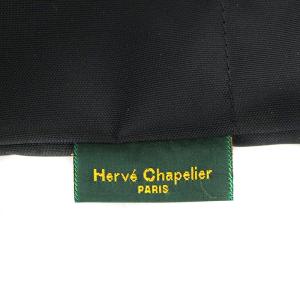 Hervé Chapelier Noir Noir トートバッグ 舟型 M ナイロン 黒 ブラック 1027N