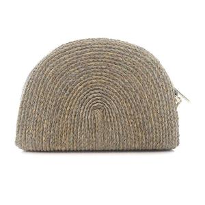 HELEN KAMINSKI LINA POCHETTE S ポシェット ポーチ ラフィア レザー エクリプスメランジ フロスト