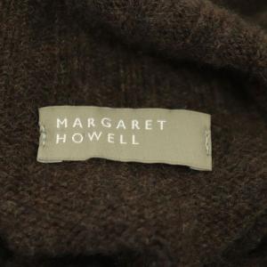 MARGARET HOWELL カシミヤ タートルネック ニット セーター 長袖 2 ダークブラウン