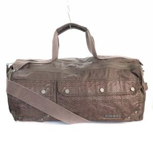 ボストンバッグ ハンドバッグ ショルダーバッグ 2WAY 茶 ブラウン