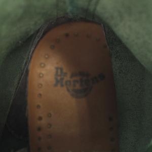 Dr.Martens ショートブーツ 8ホール レザー UK4 23cm 緑 グリーン 1460 SH