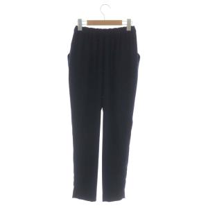 ENFOLD パンツ テーパード タック イージー 36 紺 ネイビー