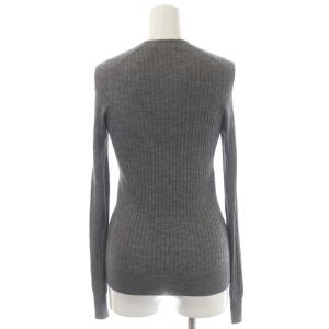 Drawer 18G リブクルーネックニット セーター 長袖 プルオーバー 2 グレー