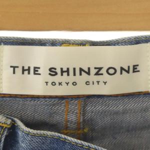 Shinzone ジェネラルジーンズ パンツ デニム テーパード ボタンフライ 32 青 ブルー 18SMSPA65