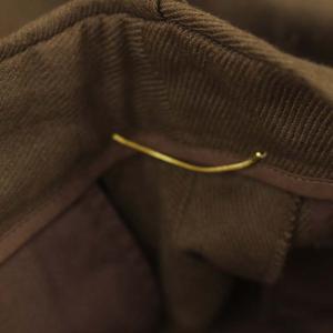 Deuxieme Classe 21SS COCOパンツ NO3 リネン ワイド フレア 36 茶 ブラウン