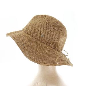 HELEN KAMINSKI Desmonda 中折れハット ラフィア ナチュラル