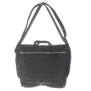 PORTER 吉田カバン タンカー フラップ ショルダーバッグ ハンドバッグ 2way ナイロン 黒 ブラック