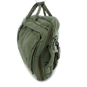 PORTER 3WAY ブリーフケース ビジネスバッグ ショルダーバッグ タンカー ナイロン 緑 グリーン