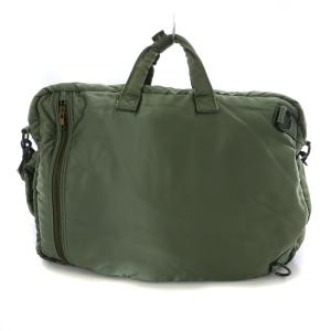 PORTER 3WAY ブリーフケース ビジネスバッグ ショルダーバッグ タンカー ナイロン 緑 グリーン