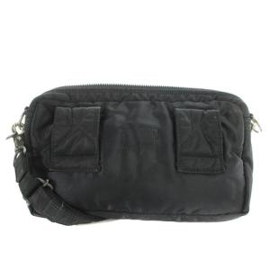 PORTER 吉田カバン タンカー ショルダーバッグ ロゴ 黒 ブラック