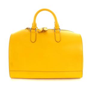 RALPH LAUREN ボストンバッグ ショルダーバッグ 2way レザー 黄 イエロー