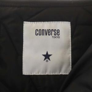CONVERSE トウキョウ TOKYO スターキルティングフード中綿コート アウター 黒 ブラック