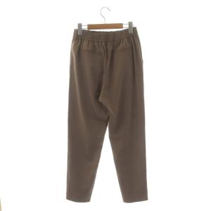 ANAYI 20AW イージーパンツ テーパード スリム 36 ライトブラウン