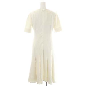 CELFORD 20SS カットソータックワンピース ロング 五分袖 36 アイボリー