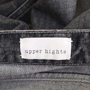 upper hights THE NINETYS デニムパンツ ジーンズ テーパード ジッパーフライ 26 グレー