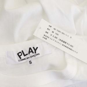 PLAY Comme des Garçons × ザノースフェイス The North Face AD2020 Tシャツ カットソー 半袖 プリント ワッペン S 白 黒
